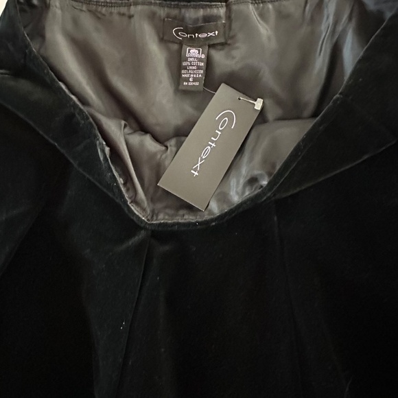 Context Velvet Black Skirt - Size 6 - NEW‎ With Tags. - Picture 5 of 11